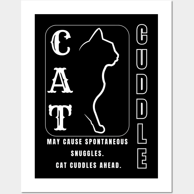 Warning: Snuggle Alert! Cat Cuddles Guaranteed. (May cause spontaneous purrs.) Wall Art by Inspire Me 